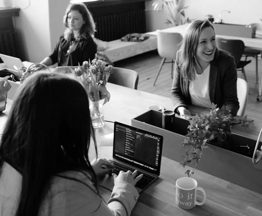 An image of a workplace